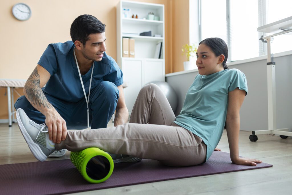 doctor-helping-patient-rehabilitation doctor-helping-patient-rehabilitation